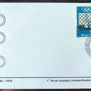 Envelope FDC 093 1976 Olimpiadas Vela Judo Basquete Canada CBC CPD AM
