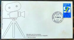 Envelope FDC 095 1976 Cinema Brasileiro CPD BSB