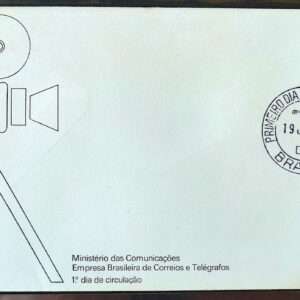 Envelope FDC 095 1976 Cinema Brasileiro CPD BSB