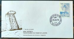 Envelope FDC 096 1976 Laguna Santa Catarina Farol CPD BSB