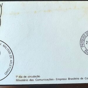 Envelope FDC 100 1976 Campeonato Militar de Atetismo CPD BSB