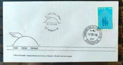 Envelope FDC 101 1976 SESC SENAI Industria Economia CBC CPD BSB