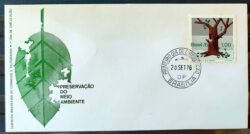 Envelope FDC 102 1976 Meio Ambiente CPD BSB