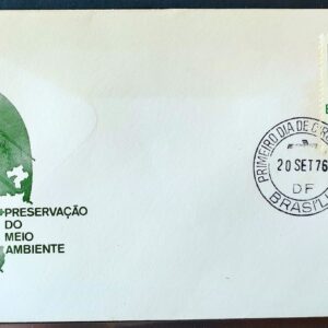 Envelope FDC 102 1976 Meio Ambiente CPD BSB