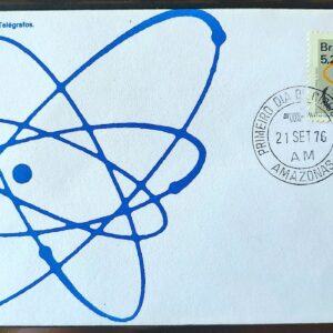 Envelope FDC 103 1976 Energia Atomica CPD AM
