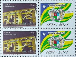 C 3147 SP 226 Selo Personalizado Tribunal Justica Piaui 2011 Quadra