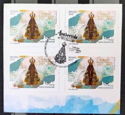 C 3706 Selo Nossa Senhora Aparecida Religiao 2017 Quadra CBC SP