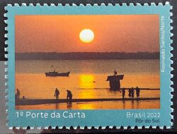 C 4037 Selo Por do Sol Norte Para Abaetetuba Praia da Beja Barco 2022