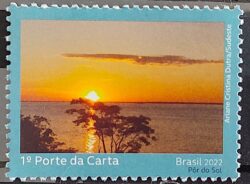 C 4045 Selo Por do Sol Sudeste Sao Paulo Presidente Epitacio 2022