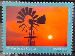 C 4046 Selo Por do Sol Sul Rio Grande Moinhos de Vento do Abardao Energia 2022