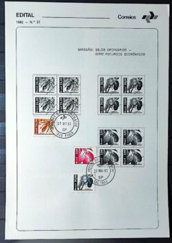 Edital 1982 27 Recursos Economicos Abelha Com Selo CPD SP 2