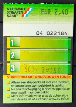Ticket Metro Amsterdam Holanda