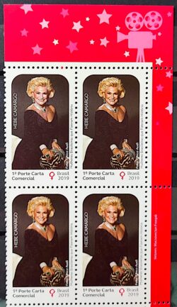 C 3846 Selo Mulheres Brasileiras Que Fizeram Historia Hebe Camargo Mulher 2019 Quadra Vinheta Camera