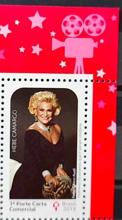 C 3846 Selo Mulheres Brasileiras Que Fizeram Historia Hebe Camargo Mulher 2019 Vinheta Camera