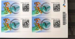 C 4001 Selo Descoberta da Insulina Saude 2021 Quadra Codigo de Barras