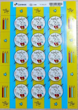 C 4053 Selo Daniel Azulay Educacao Infantil 2022 Folha