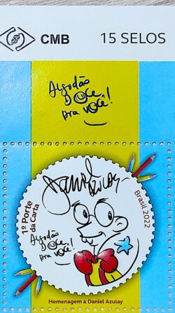 C 4053 Selo Daniel Azulay Educacao Infantil 2022 Vinheta Sup Central