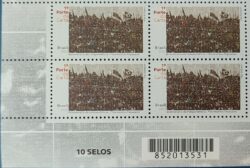 C 4056 Selo Bicentenario da Independencia Movimentos Populares 2022 Quadra Codigo de Barras