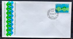 Envelope FDC 113 1977 Aeroporto do Rio de Janeiro Aviacao Aviao CPD AM