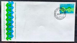 Envelope FDC 113 1977 Aeroporto do Rio de Janeiro Aviacao Aviao CPD Noroeste 1