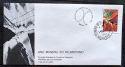 Envelope FDC 115 1977 Reumatismo Saude CBC e CPD Noroeste 1