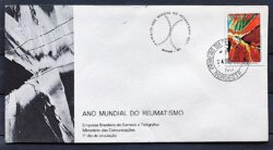 Envelope FDC 115 1977 Reumatismo Saude CBC e CPD Noroeste 2