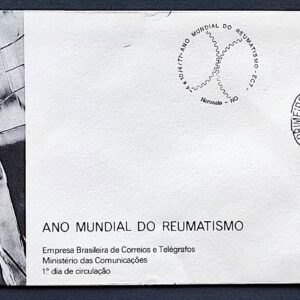 Envelope FDC 115 1977 Reumatismo Saude CBC e CPD Noroeste 2