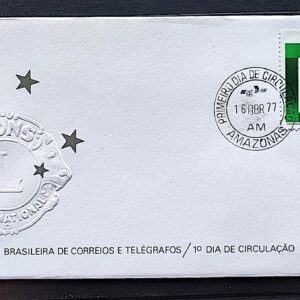 Envelope FDC 116 1977 Lions Clube CBC e CPD AM