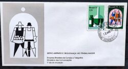 Envelope FDC 118 1977 Amparo e Seguranca CPD Noroeste 1