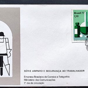 Envelope FDC 118 1977 Amparo e Seguranca CPD Noroeste 3