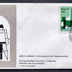 Envelope FDC 118 1977 Amparo e Seguranca CPD Noroeste 4