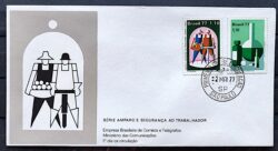 Envelope FDC 118 1977 Amparo e Seguranca CPD SP 1