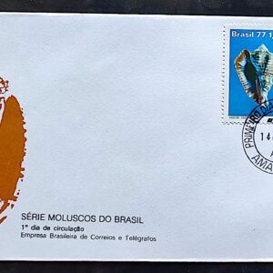 Envelope FDC 124 1977 Moluscos do Brasil CPD AM