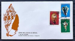 Envelope FDC 124 1977 Moluscos do Brasil CPD Noroeste 1