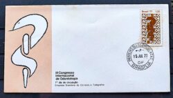 Envelope FDC 125 1977 Odontologia Saude CPD Brasilia