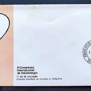 Envelope FDC 125 1977 Odontologia Saude CPD Brasilia