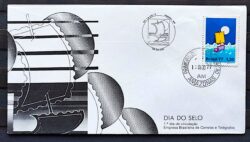 Envelope FDC 127 1977 Dia do Selo CBC e CPD AM