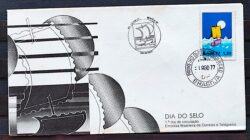 Envelope FDC 127 1977 Dia do Selo CBC e CPD Brasilia 2