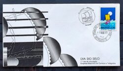 Envelope FDC 127 1977 Dia do Selo CBC e CPD Noroeste 1