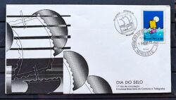 Envelope FDC 127 1977 Dia do Selo CBC e CPD Noroeste 2
