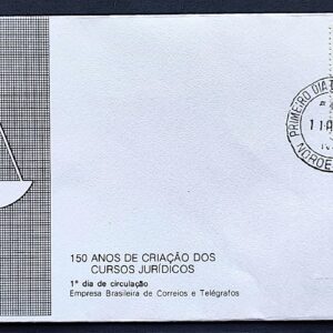 Envelope FDC 128 1977 Cursos Juridicos Direito Justica CPD Noroeste 2