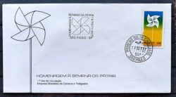 Envelope FDC 131 1977 Semana da Patria CBC e CPD SP 1