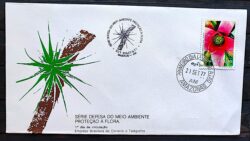 Envelope FDC 132 1977 Meio Ambiente Flora CBC e CPD AM