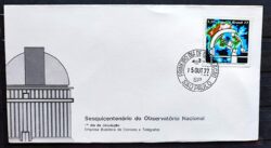 Envelope FDC 134 1977 Observatorio Nacional CPD SP 1