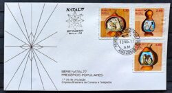 Envelope FDC 138 1977 Natal Religiao Presepio CBC e CPD AM 1