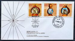 Envelope FDC 138 1977 Natal Religiao Presepio CBC e CPD Brasilia