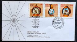 Envelope FDC 138 1977 Natal Religiao Presepio CBC e CPD MT