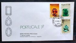 Envelope FDC 139 1977 Portucale Pedras Preciosas CPD AM 4