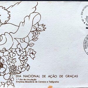 Envelope FDC 140 1977 Dia de Acao de Gracas Religiao CBC e CPD AM