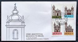 Envelope FDC 143 1977 Arquitetura Religiosa Religiao Igreja CPD AM